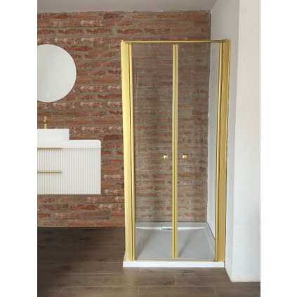 Obdlznikovy sprchovy kut Sanovo T2 KOMBI GOLD1