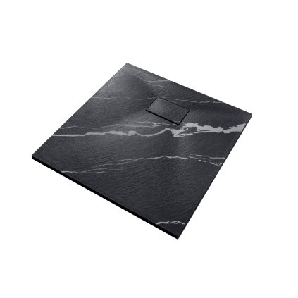 Besco - štvorcová sprchová vanička z SMC Vexo Marble 90x90x3 cm