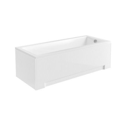 Predný panel k vani Besco UNI Ryfle White