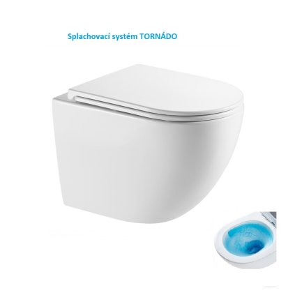 Závesná WC misa ARCO so splachovacím systémom TORNÁDO