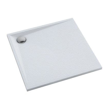 Štvorcová sprchová vanička z kompozitu OMNIRES STONE 80x80cm