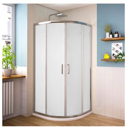 Sanovo CIRCLE 90 GRAPE sgtvrtkruhovy sprchovy kut v matnom prevedeni