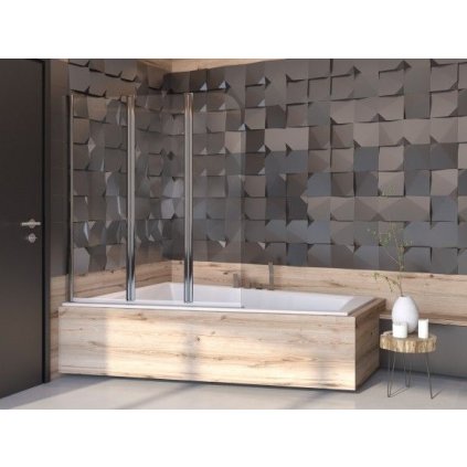 Besco PRIME 3 vanova zastena 120x140 cm PNP 3S