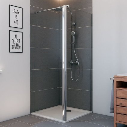 Pevný bočný diel k sprchový dverám PBD 70×190 cm (PBD_70C)