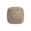 Keramické umývadlo na dosku Cersanit Larga square béžová matná