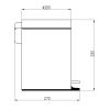 Odpadkový kôš do kúpeľne COLORADO