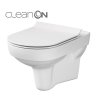 Cersanit - SET 794 WC mísa CITY Oval CleanoOn + sedátko duraplast SLIM