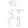 moduo 40 cm antracit