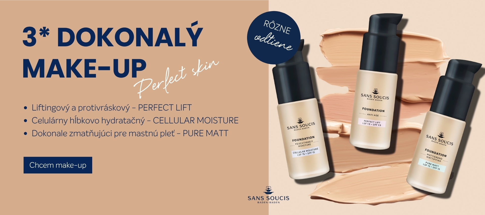 Dokonalý make-up od Sans Soucis