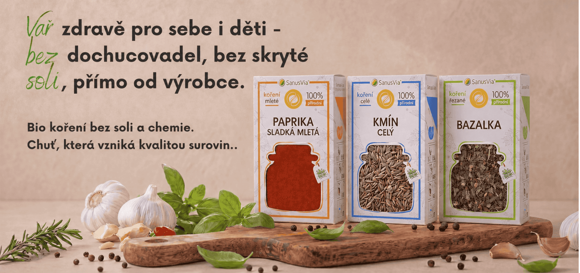 Vařte s bio kořením