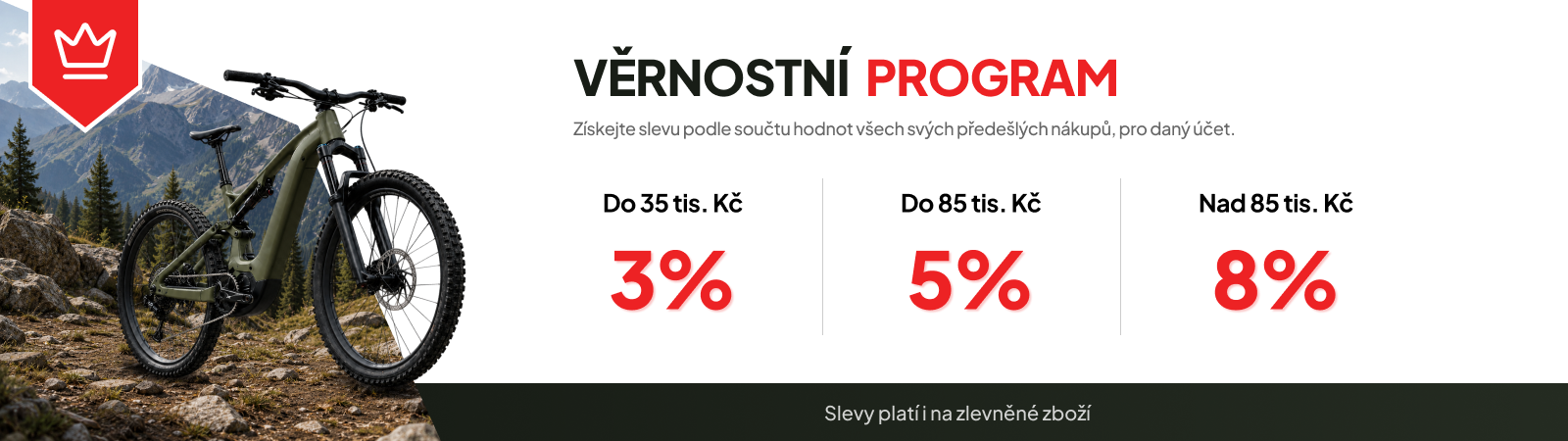 Bonusy našeho věrnostního programu