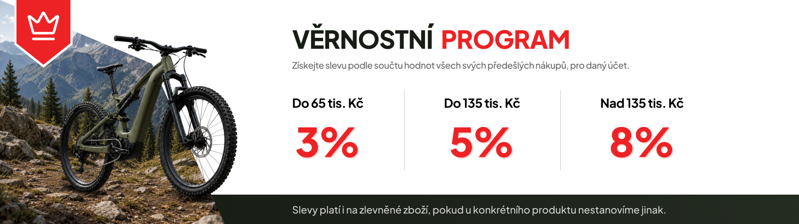 Bonusy našeho věrnostního programu