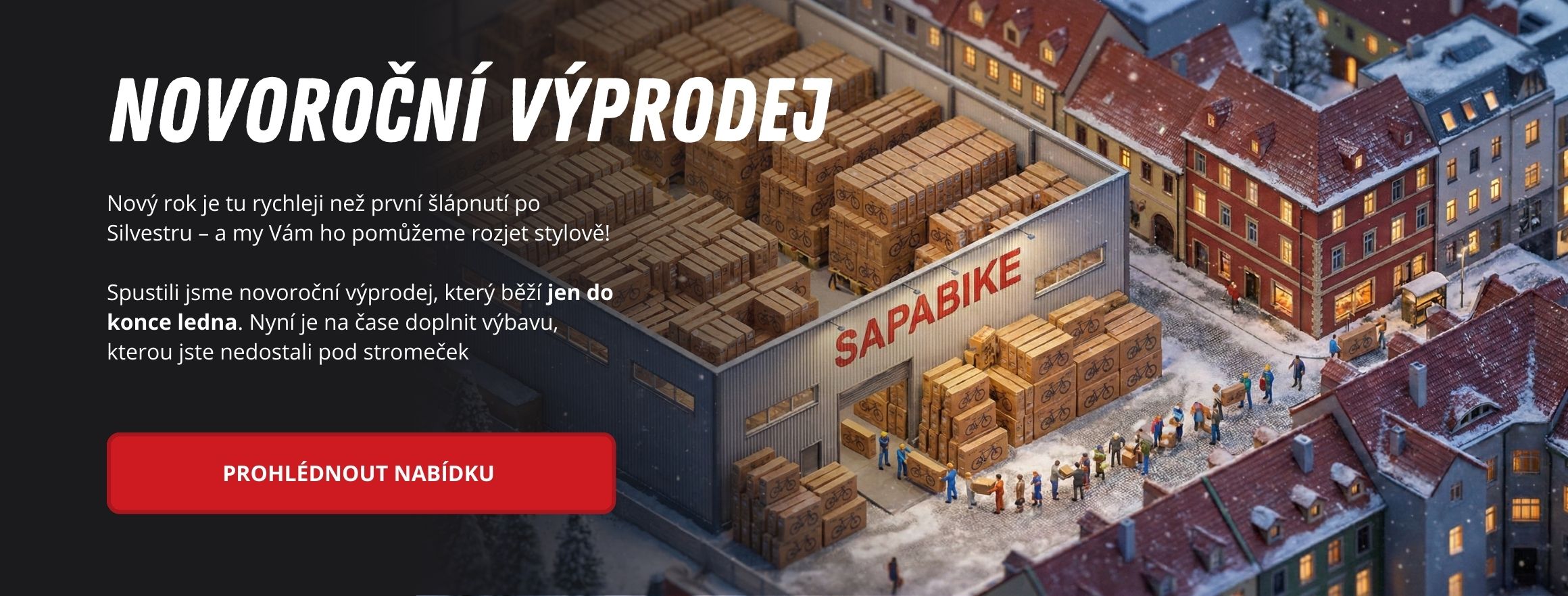 SAPABIKE - Novoroční výprodej 2026