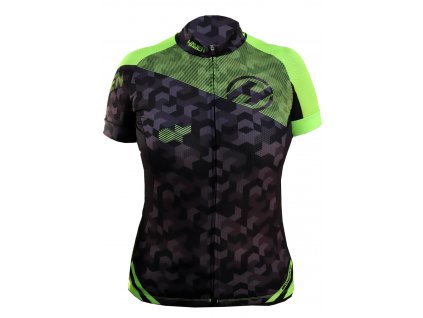 Cyklistický dres Haven Singletrail dámský black/green