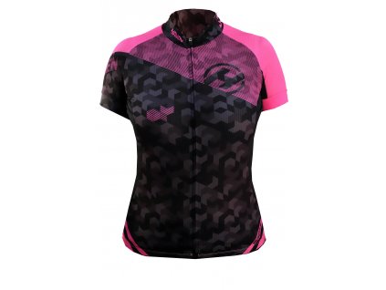 Cyklistický dres Haven Singletrail dámský black/pink