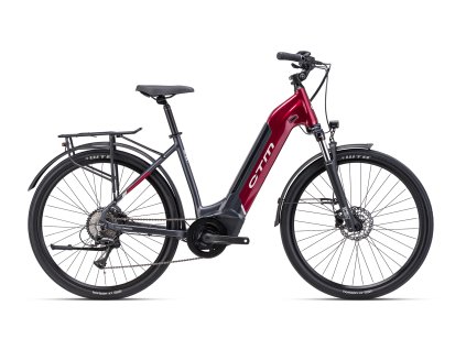 CTM METRIC GX 1.0 2025 matná černá/fialová  SAPABIKE Kurýr - Doprava Zdarma