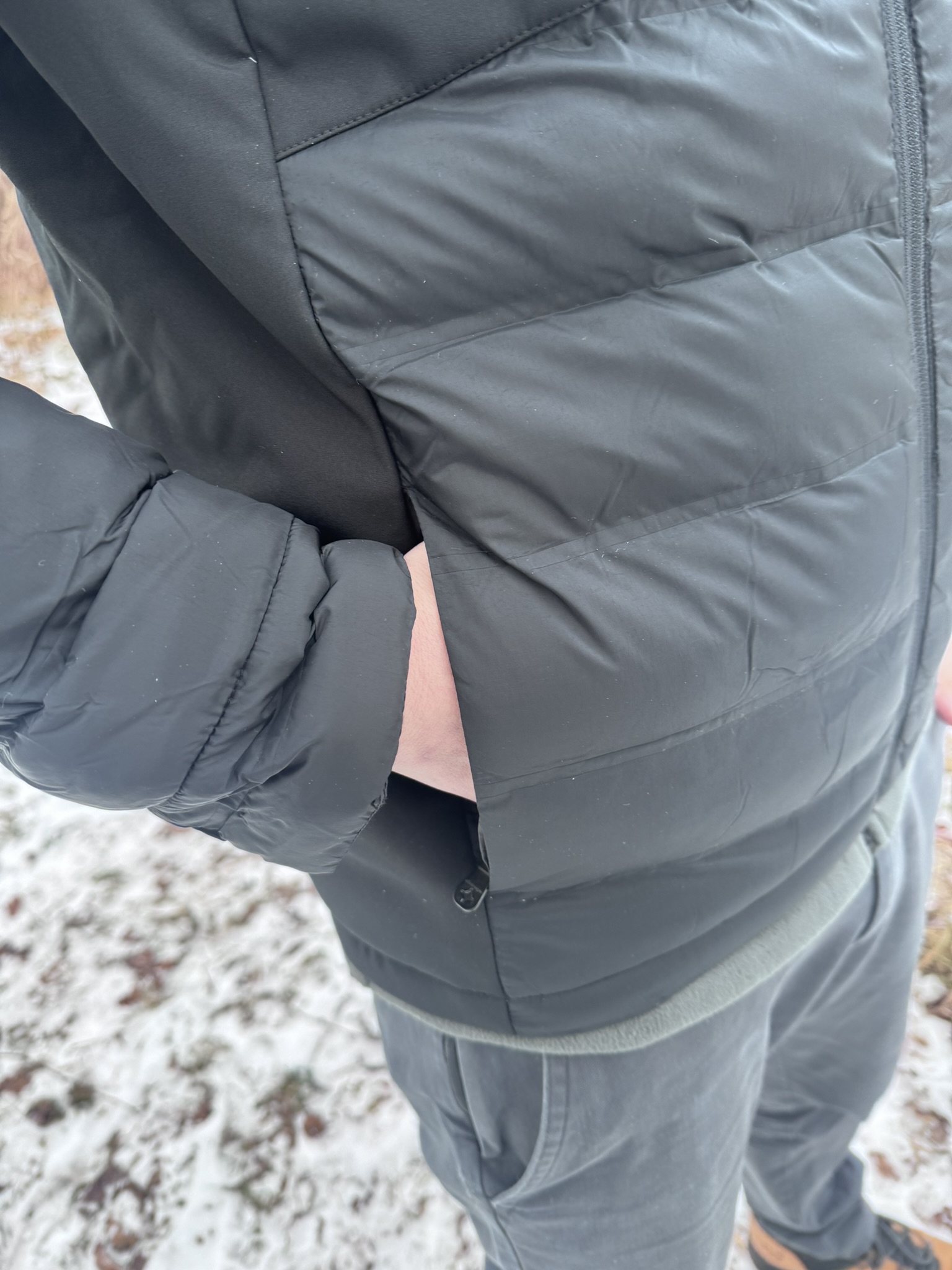 Cerces – detail hybridního střihu