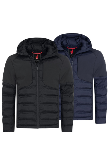 hoehenhorn cerces herren jacke hybrid stepp mix