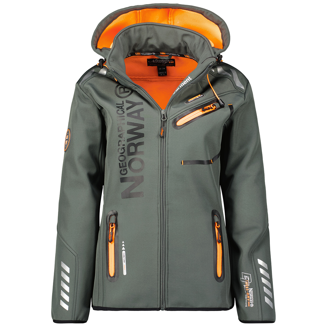 Dámská softshellová bunda GEOGRAPHICAL NORWAY Barva: Šedá,