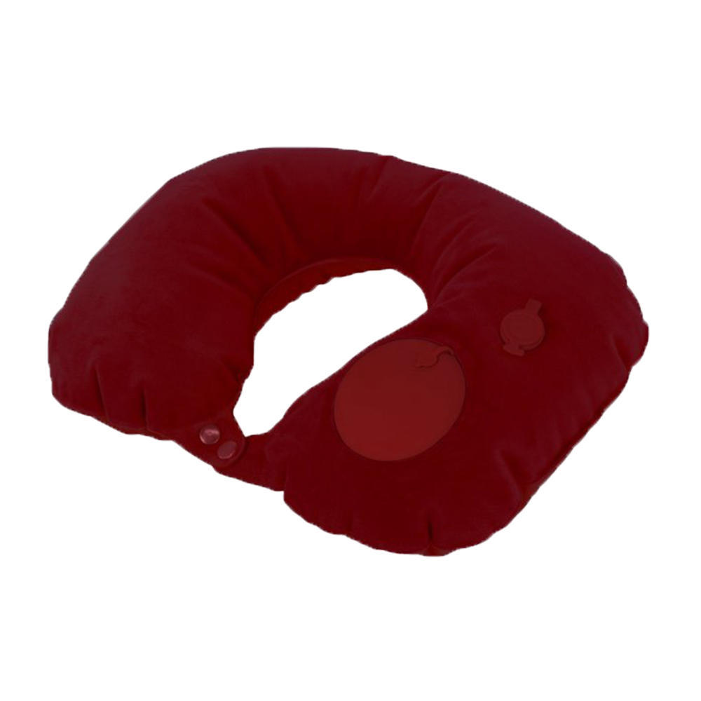 Skladný nafukovací cestovní polštářek Barva: Vínová