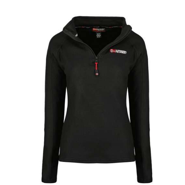 Dámská fleecová mikina Geographical Norway TUG Barva: Černá,