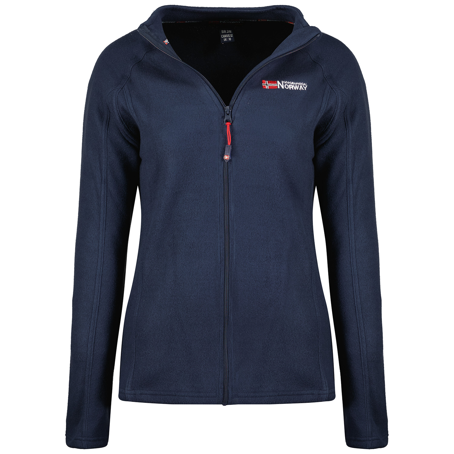 Dámská fleecová mikina se zipem Geographical Norway TUG Barva: Modrá,