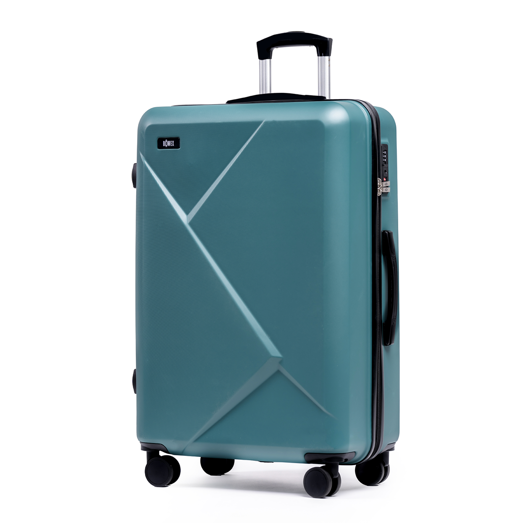 Velký rodinný cestovní kufr s TSA zámkem ROWEX Envelope Barva: Zelená