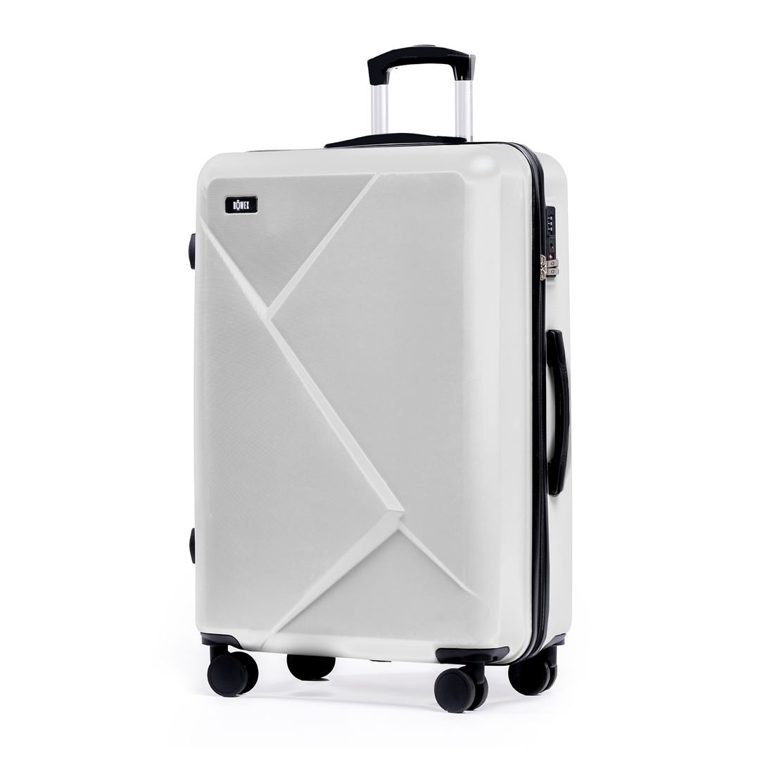 Velký rodinný cestovní kufr s TSA zámkem ROWEX Envelope Barva: Bílá