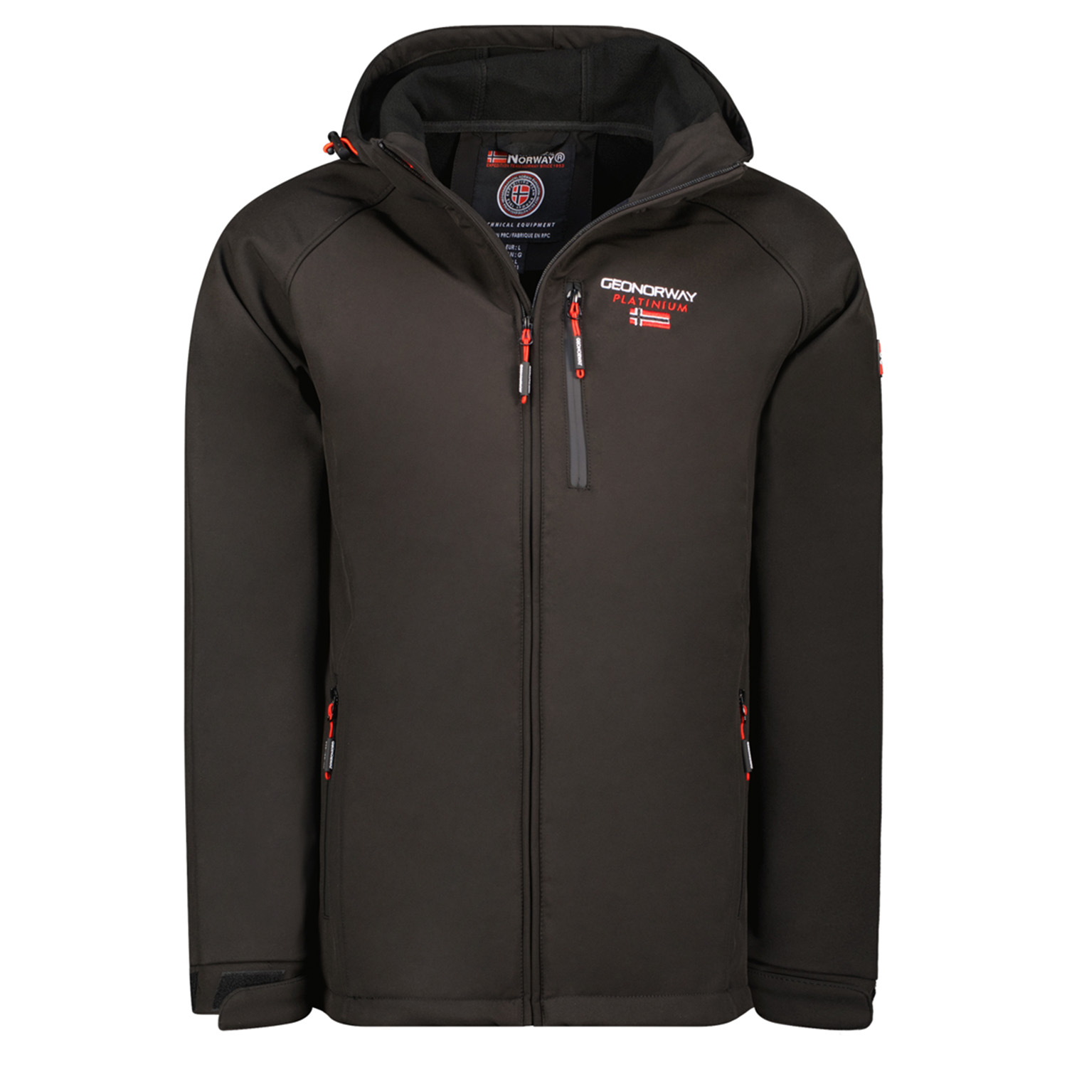 Pánská softshellová bunda GEOGRAPHICAL NORWAY Takito Barva: Černá,