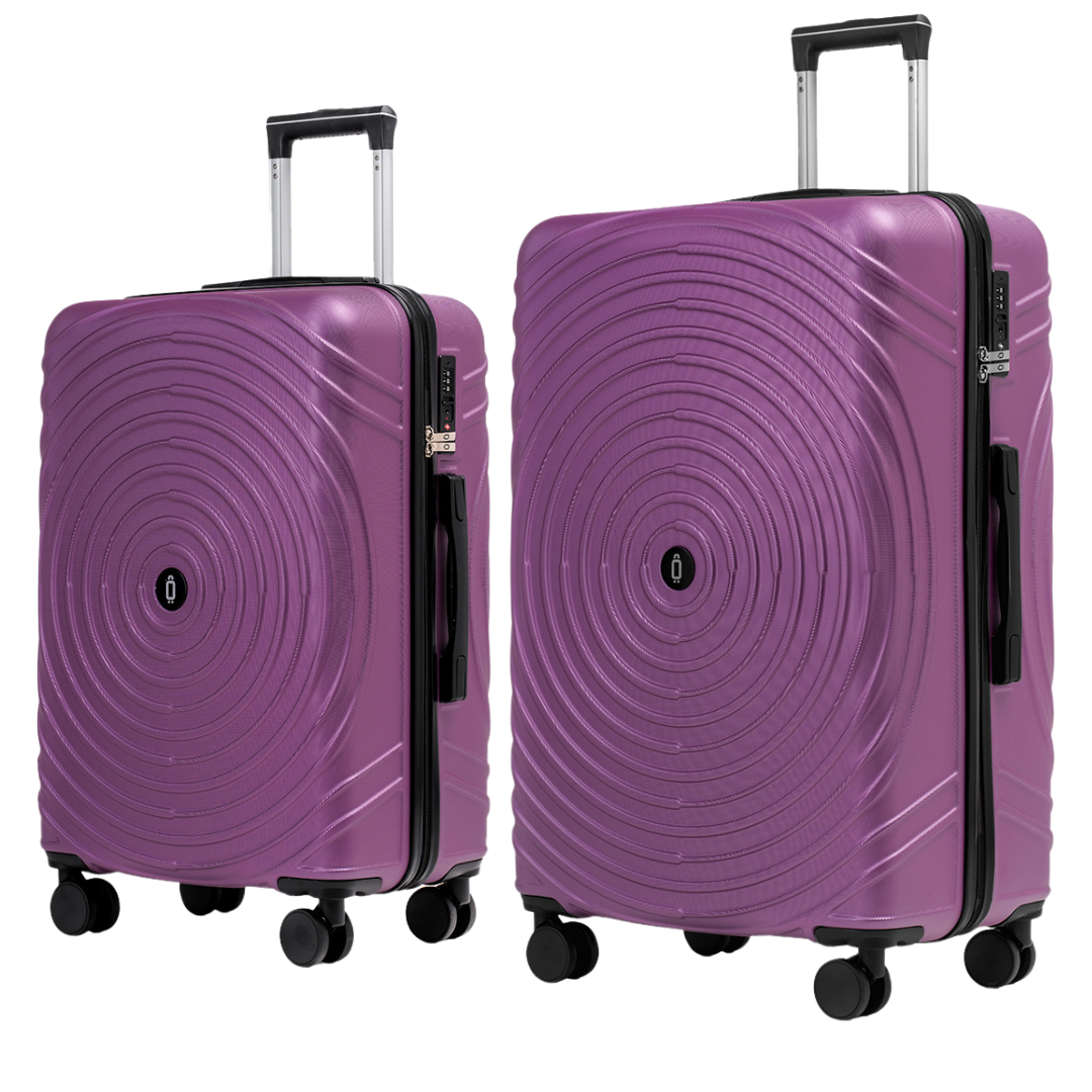 Velký a střední cestovní kufr s TSA zámkem ROWEX Hypnotizer 2v1 Barva: Fialová