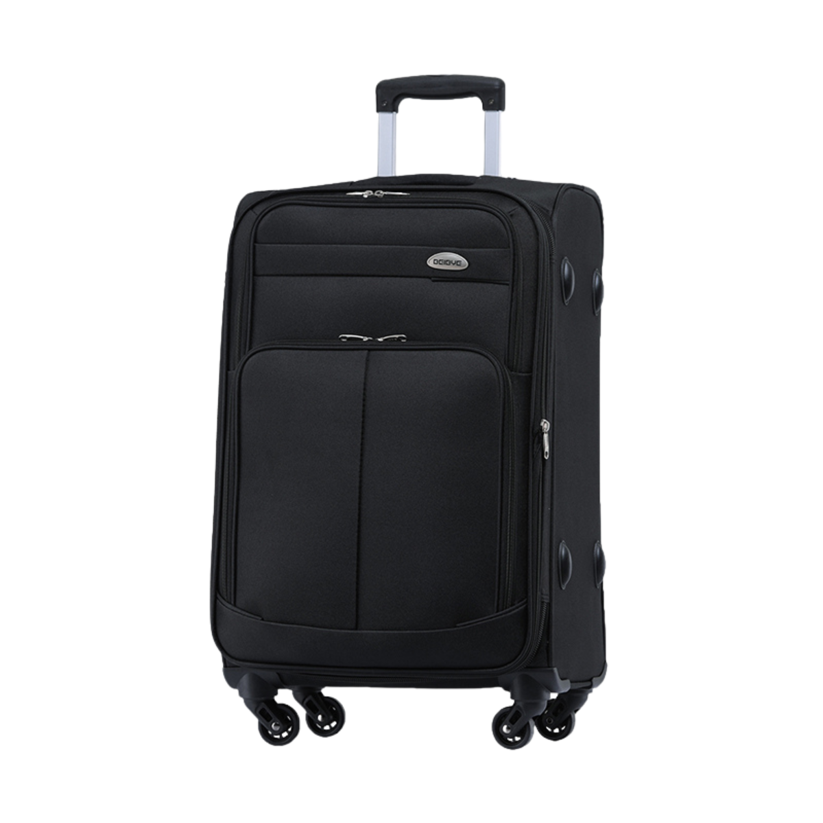 Velký textilní rodinný cestovní kufr BEIBYE SOFTLINE Barva: Černá