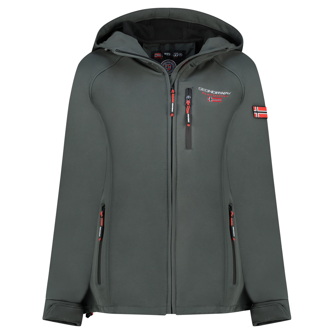 Dámská softshellová bunda Geographical Norway TACER Barva: Šedá,