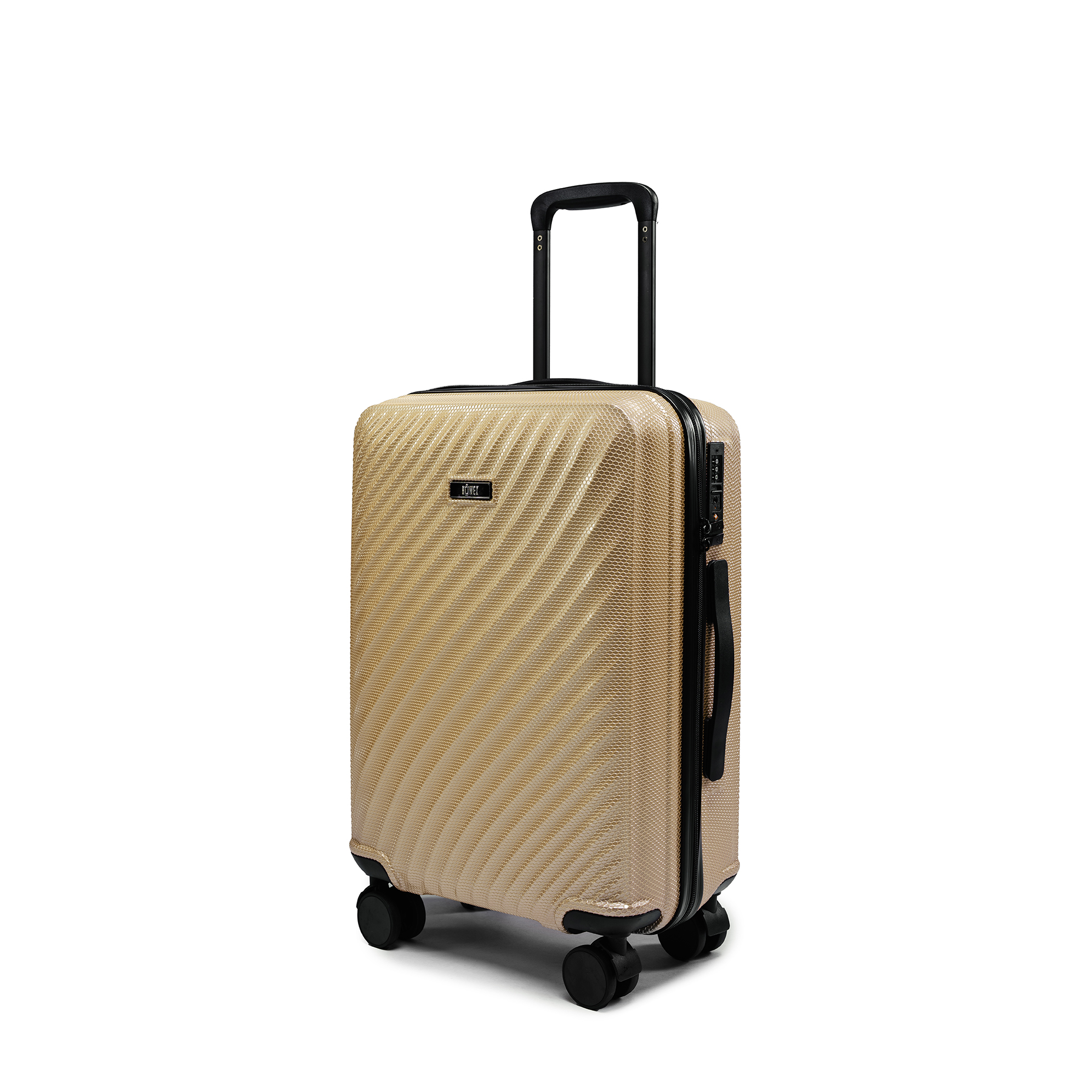Příruční kabinový cestovní kufr s TSA zámkem ROWEX Roseline Barva: Šampaňská