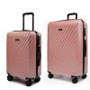Velký a příruční cestovní kufr s TSA zámkem ROWEX Roseline 2v1