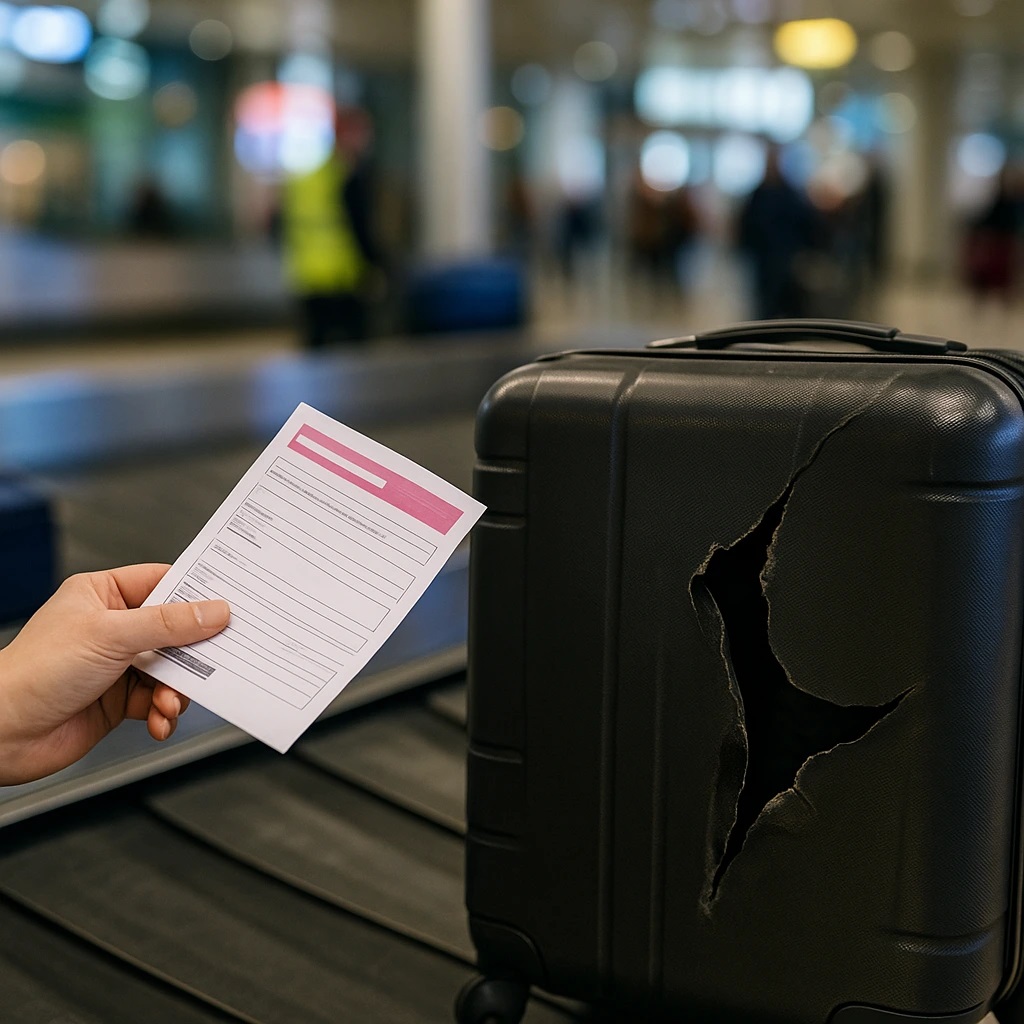 Ako požiadať o náhradu za poškodený kufor na letisku