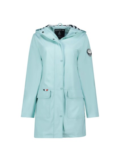 Dámska ľahká jesenná nepremokavá dlhá bunda Geographical Norway CURIEUSE