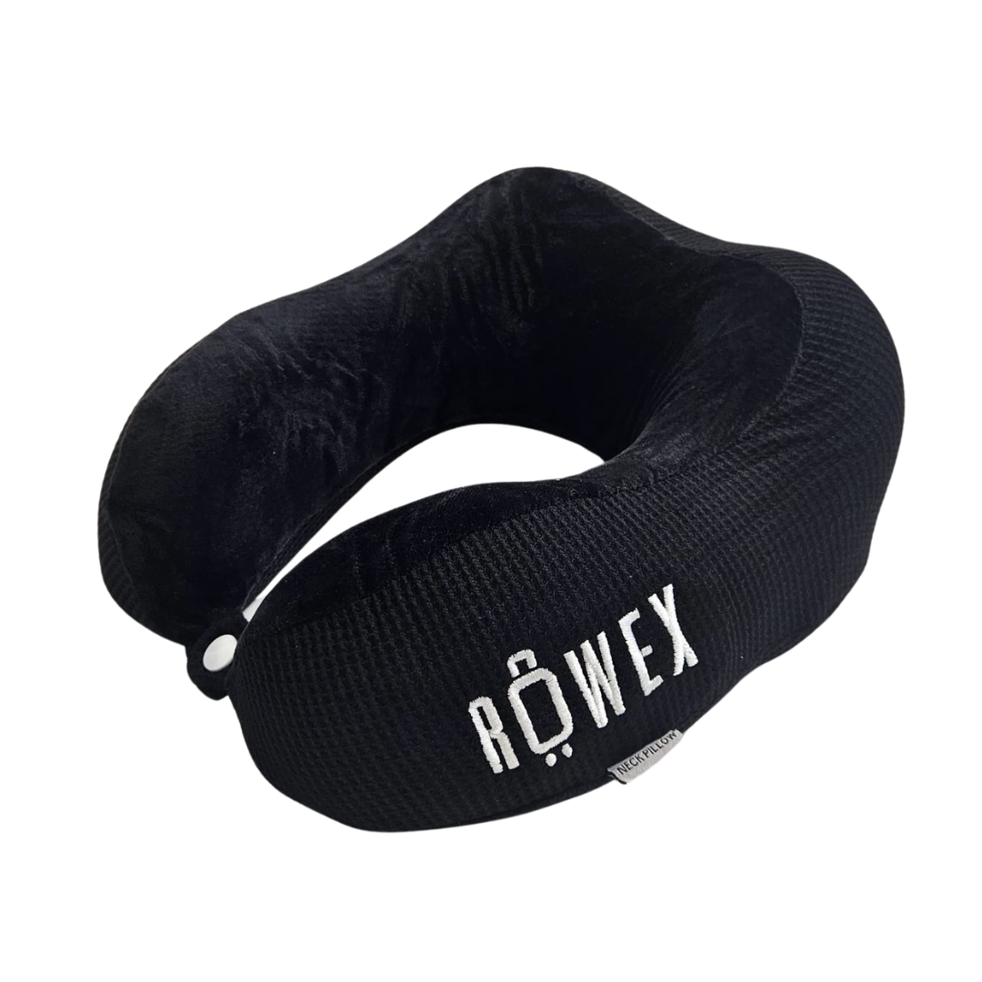 ROWEX Cestovný vankúšik ROWEX z pamäťovej peny Farba: Čierna