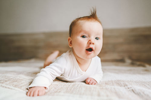 3.měsíc miminka aneb Každé dítě jedinečné