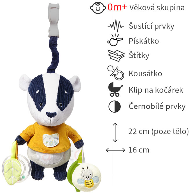 hračky na kočárek