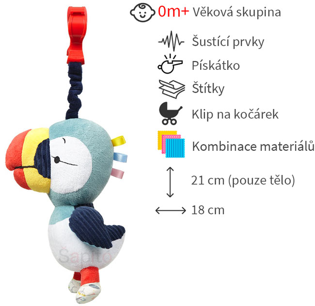 hračky na kočárek