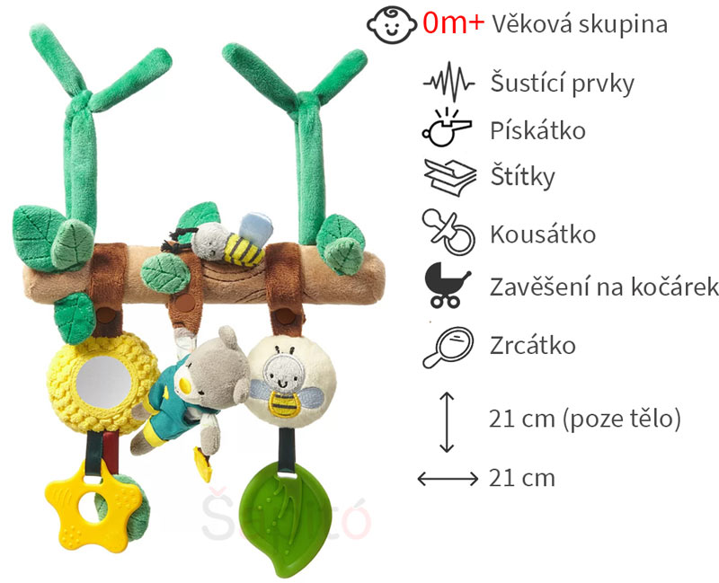 hračky na kočárek