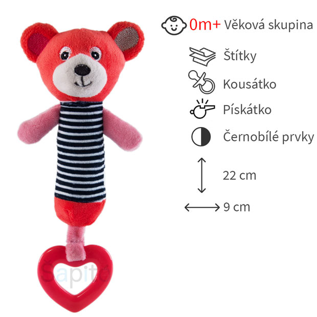 pískací hračky pro miminka