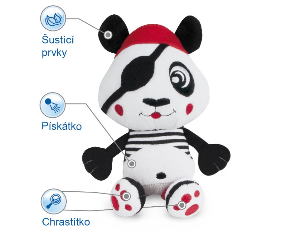 kontrastní hračky