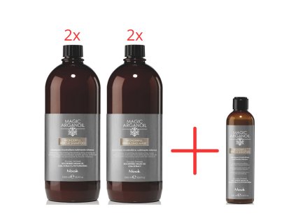 akce nka20 2x šampon a 2x maska + malý šampon