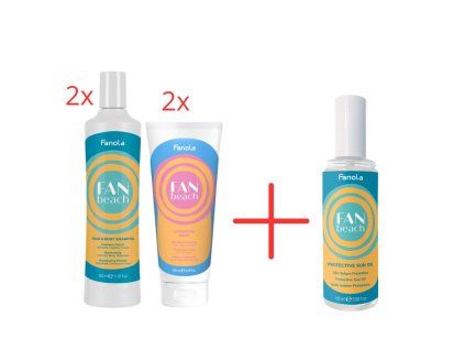 akce fa8 2x šampon a 2x maska + olej