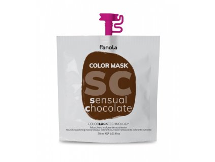 58830 6 fanola color maska sensual chocolate cokoladova 30ml