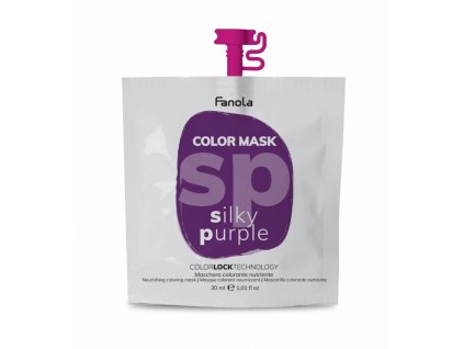 58818 7 fanola color maska silky purple fialova 30ml