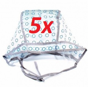 Salon Komplet 5x Čepice na melírování vlasů