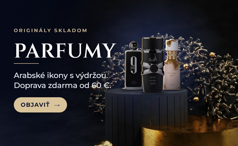 Arabské parfumy Afnan 9PM, Lattafa Asad Elixir a Éclaire – originály skladom