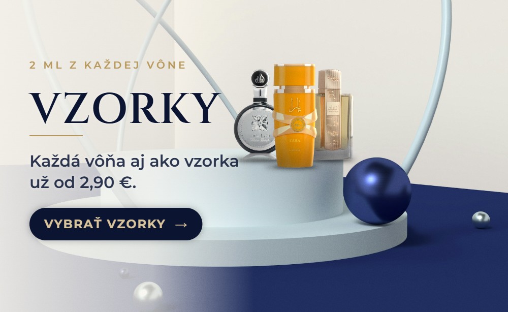 Vzorky arabských parfumov 2 ml – každá vôňa už od 2,90 €